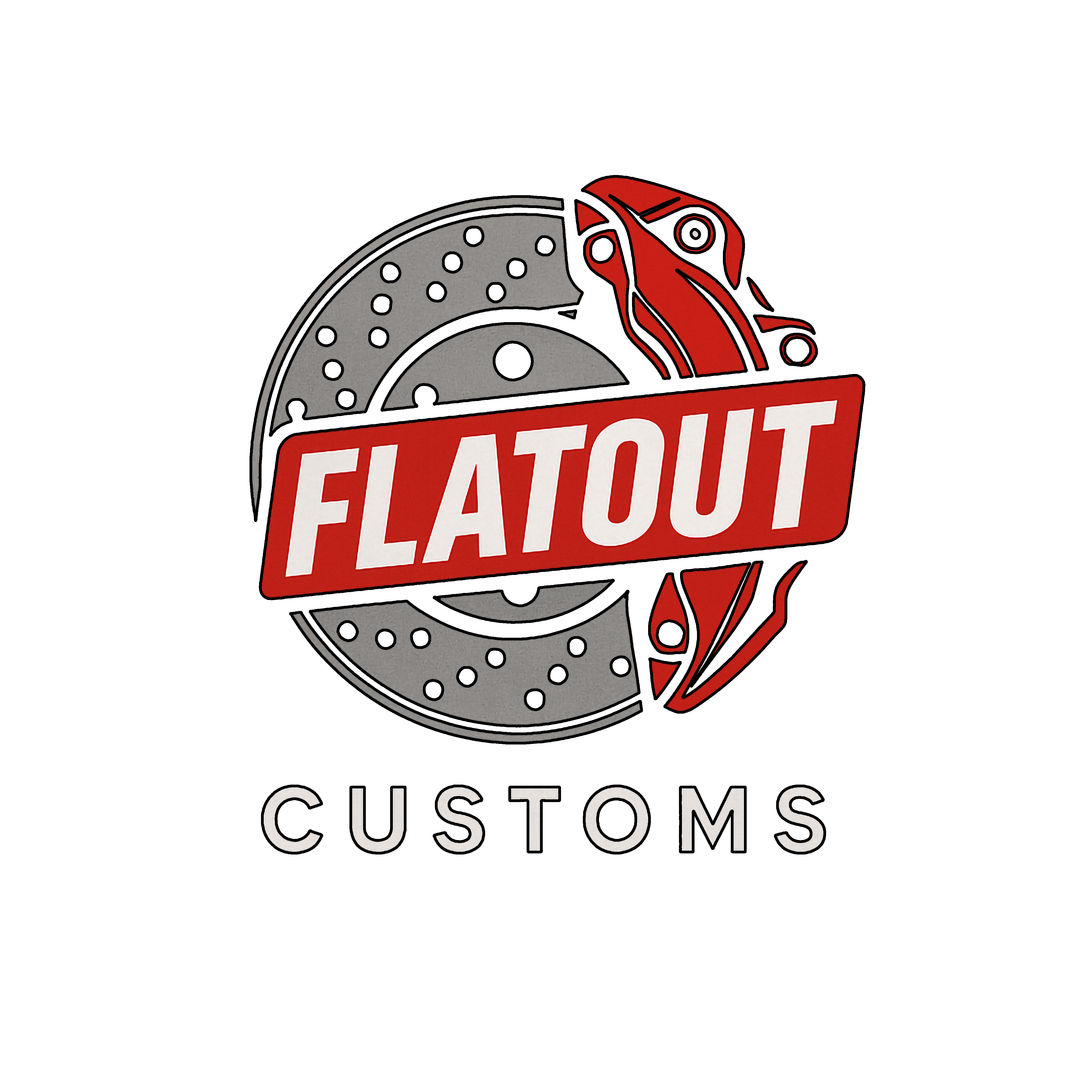 FlatOut Customs logo